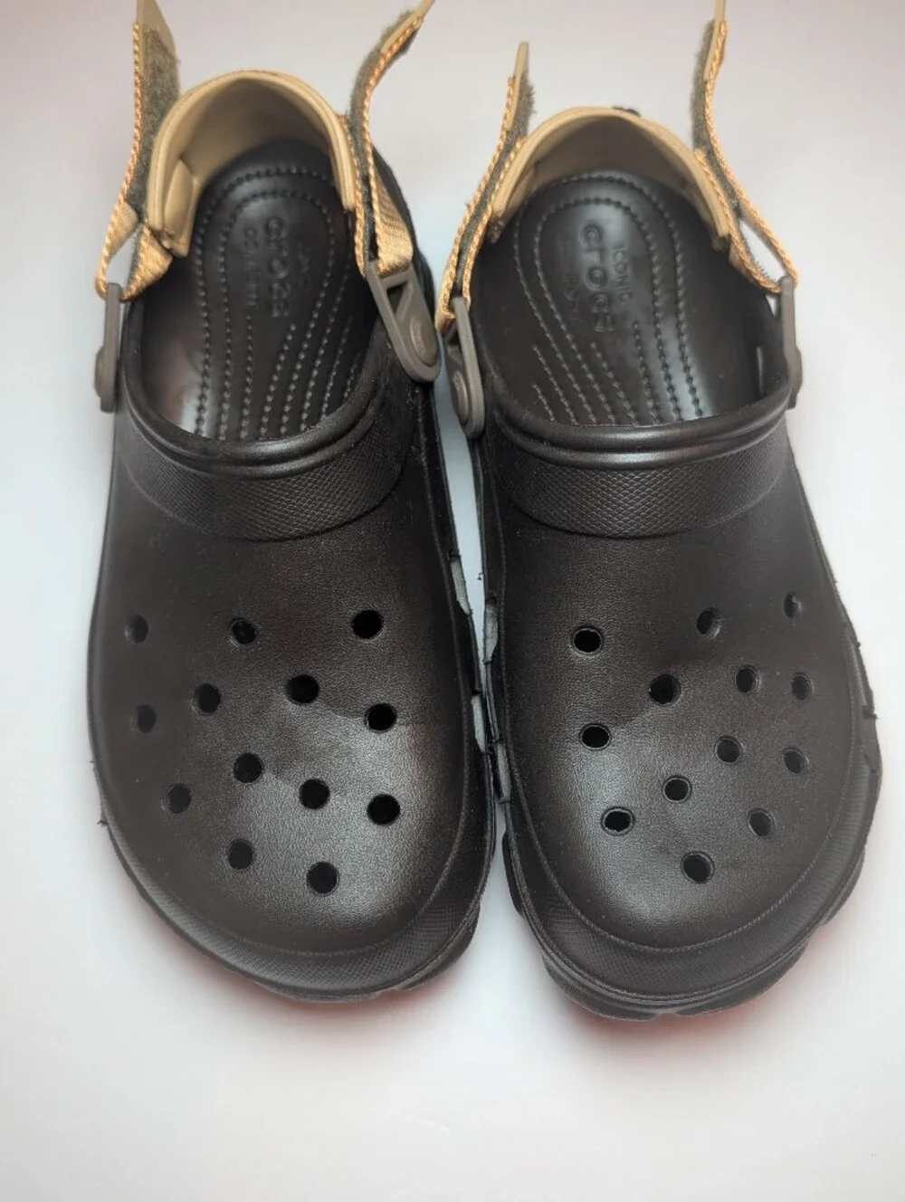 Crocs Classic Mens All Terrain Clog With Straps 10